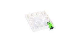 Gniazdo naścienne FTTH 2C (2 x SC simplex) bez adapterów FOPA-2A-01-74849
