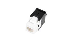 Gniazdo keystone UTP kat.6 RJ45 beznarzędziowe nieekranowne Q-LANTEC MKB-U6-1-33920