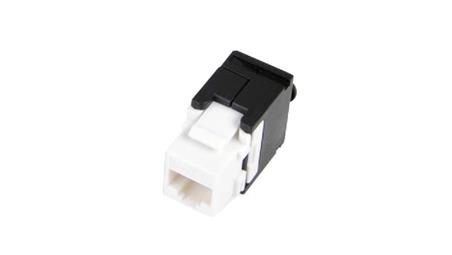 Gniazdo keystone UTP kat.6 RJ45 beznarzędziowe nieekranowne Q-LANTEC MKB-U6-1-33920