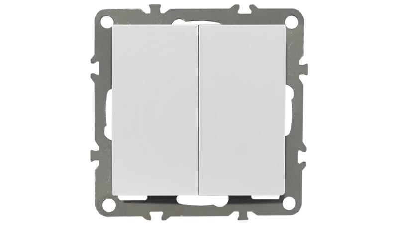 QUADRA WŁĄCZNIK WYŁĄCZNIK SCHODOWY PODWÓJNY W2-S-32704 QUADRA WŁĄCZNIK WYŁĄCZNIK SCHODOWY PODWÓJNY W2-S-32704