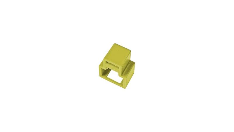Blokada wtyku RJ45 przed nieautoryzowanym wypięciem, kolor żółty (opakowanie 24 szt. + klucz)-30125 Blokada wtyku RJ45 przed nieautoryzowanym wypięciem, kolor żółty (opakowanie 24 szt. + klucz)-30125