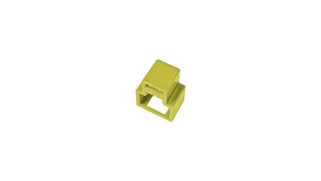 Blokada wtyku RJ45 przed nieautoryzowanym wypięciem, kolor żółty (opakowanie 24 szt. + klucz)-30125