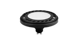 Żarówka ARCUS ES111 gu10 15 led 9W B/NW 120s neutralna biała AR111 czarna obudowa 820lm-46858