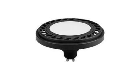 Żarówka ARCUS ES111 gu10 15 led 9W B/NW 120s neutralna biała AR111 czarna obudowa 820lm-46858