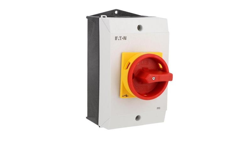 Rozłącznik 40A 3P 1Z+1R w obudowie IP65 czarna rączka z blokadą P1-40/I2/SVB/HI11 199910-22886