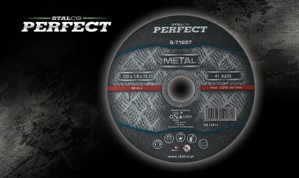 Tarcza do cięcia metalu - płaska 125x1,0 PERFECT STALCO
