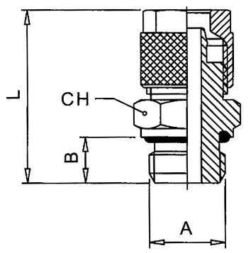 Złączka skręcana prosta G1/4z do węża 6/4