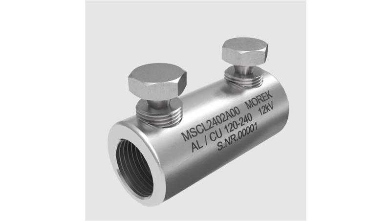 Złączka śrubowa MSCL240 Al/Cu 120-240mm2 12kV 2xśruba aluminiowa zrywalna MSCL2402A00-79478