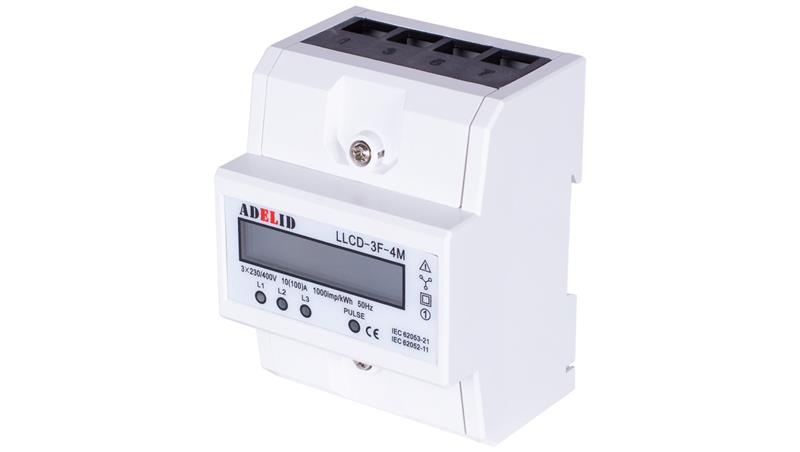 Licznik energii elektrycznej 3-faz. 10/100A AD 73.1116-4365 Licznik energii elektrycznej 3-faz. 10/100A AD 73.1116-4365