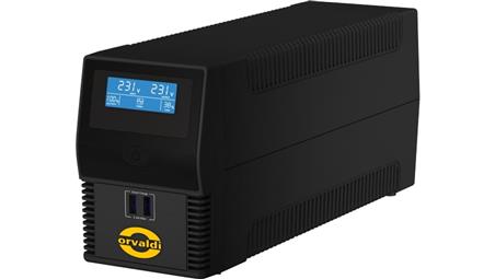 Zasilacz awaryjny Orvaldi i650LCD USB(4xIEC) line-interactive 600VA/360W-5128