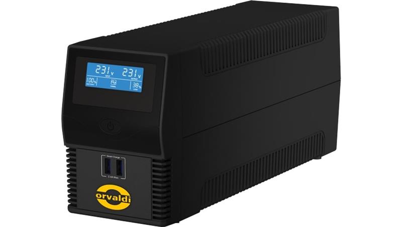 Zasilacz awaryjny Orvaldi i850LCD USB(4xIEC) line-interactive 800VA/480W-5129