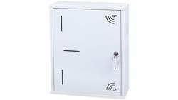 Szafka multimedialna lokalowa 340x420x90mm biała natynkowa-70365