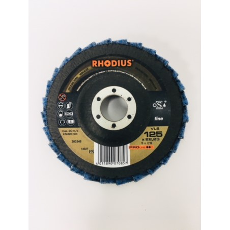 Polerdysk VLS 125x22 fine/180-240/-RHODIUS