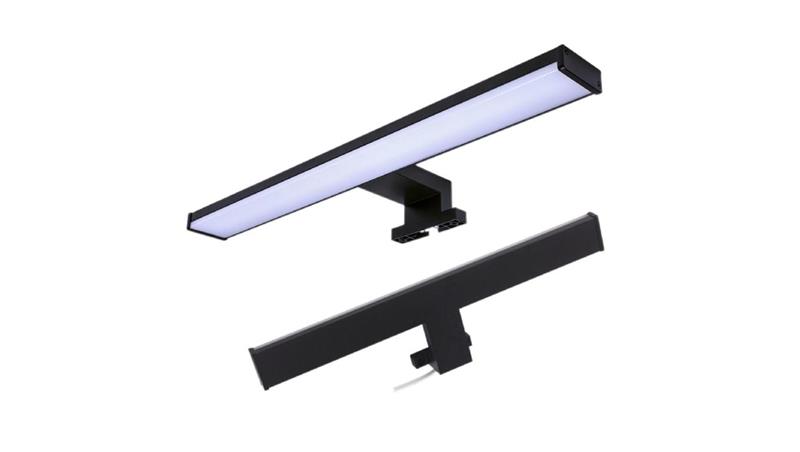 Lampa LED łazienkowa czarny 8W 40cm na lustro lub szafke-59557