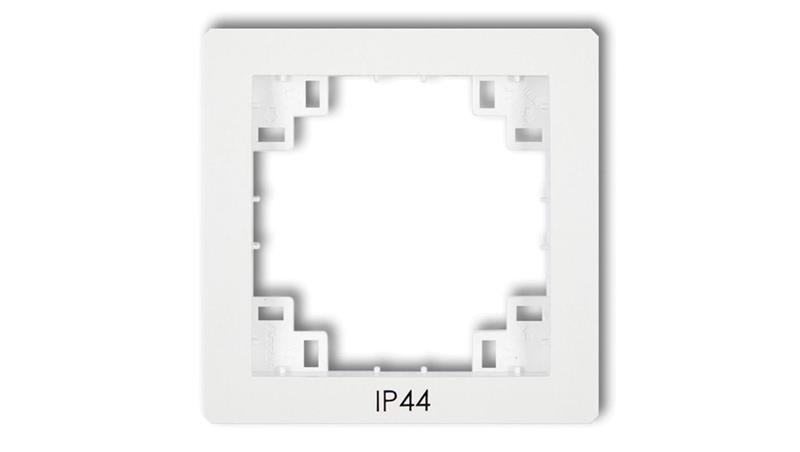 DECO Ramka pośrednia do łączników SITODRUK IP44 biała DRPH-33545 DECO Ramka pośrednia do łączników SITODRUK IP44 biała DRPH-33545
