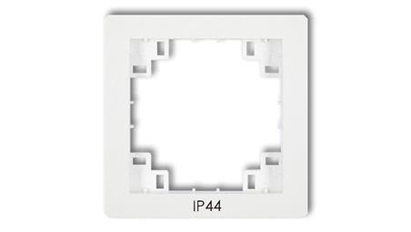 DECO Ramka pośrednia do łączników SITODRUK IP44 biała DRPH-33545