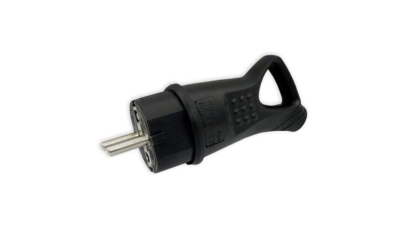 Wtyczka gumowa przenośna z/u i uchwytem IP44 16A 250V-27511