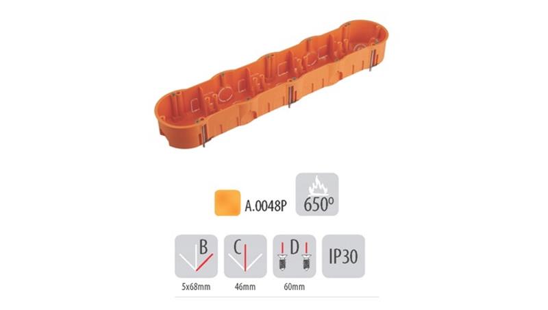PUSZKA GŁĘBOKA PIĘCIOKROTNA DO KARTON GIPS 5x60-75638 PUSZKA GŁĘBOKA PIĘCIOKROTNA DO KARTON GIPS 5x60-75638
