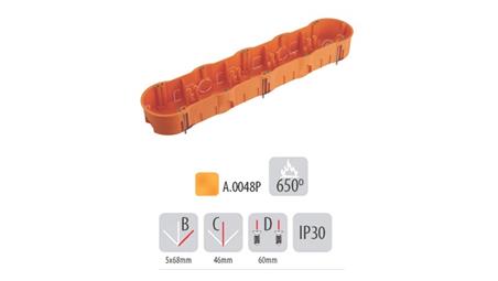 PUSZKA GŁĘBOKA PIĘCIOKROTNA DO KARTON GIPS 5x60-75638