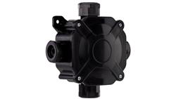 Puszka hermetyczna n/t z dławikami IP67 75x75x33mm czarna-74911