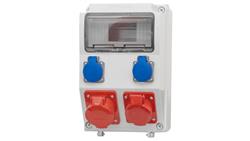 Rozdzielnia CAJA 2x16A 5p, 2x230V /9 modułów/ F3.0250-66010