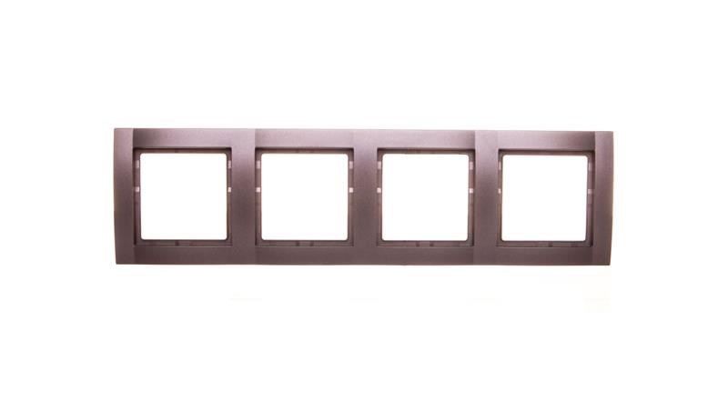 polo.Fiorena Ramka poczwórna antracyt mat 22011920-38644