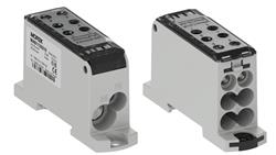 Blok dystrybucyjny - rozdzielczy OJL135A czarny AL/CU we:1x2,5-35mm2 /1x2,5-10mm2 wy: 4x2,5-16mm2/2x2,5-10mm2 1000V MAB1135S10-6