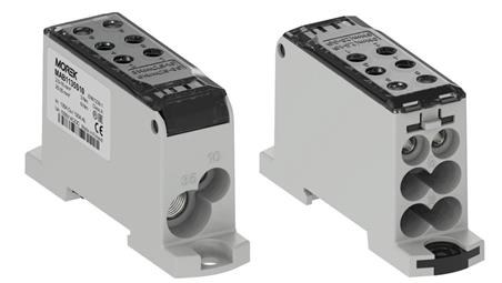 Blok dystrybucyjny - rozdzielczy OJL135A czarny AL/CU we:1x2,5-35mm2 /1x2,5-10mm2 wy: 4x2,5-16mm2/2x2,5-10mm2 1000V MAB1135S10-6