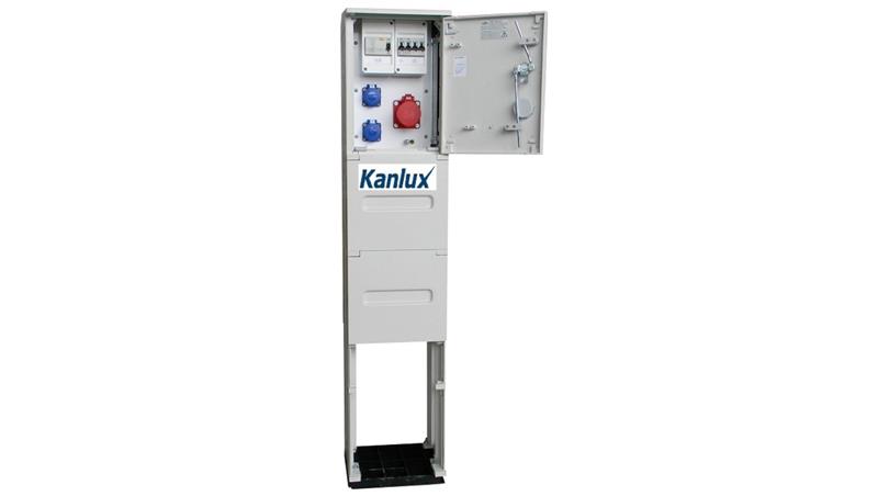 ROZDZIELNICA BUDOWLANA NA FUNDAMENT (2X2P+Z, 1X16A/5P) KANLUX RB26x40-K40-00012W-F0_KANLUX-66011