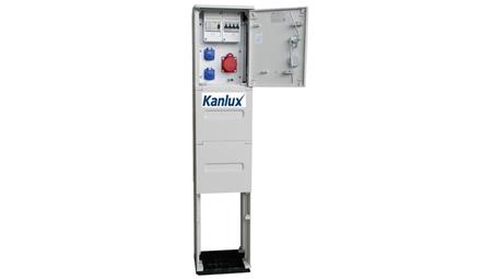 ROZDZIELNICA BUDOWLANA NA FUNDAMENT (2X2P+Z, 1X16A/5P) KANLUX RB26x40-K40-00012W-F0_KANLUX-66011