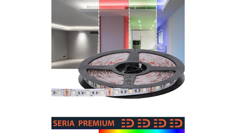Taśma Premium 12V 60led RGB+W 4w1 SMD5050 (5) PL3Y-58984