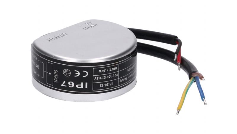 Zasilacz hermetyczny do puszki 12V 20W-50718 Zasilacz hermetyczny do puszki 12V 20W-50718