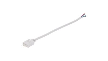 Wtyk RGB 4-pin biały do sterownika-55730