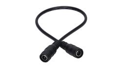 Przedłużka DC 5.5/2.1 1G-1G czarna 30cm 22/20awg-55232