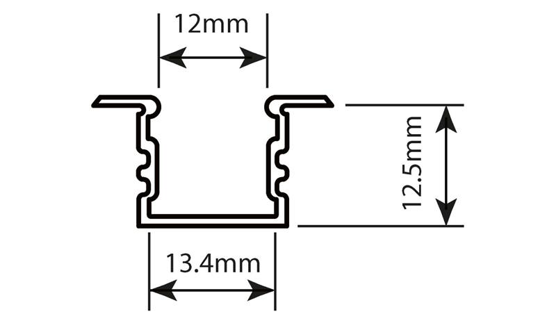 Profil led Standard Plus 2m anodowany-55758
