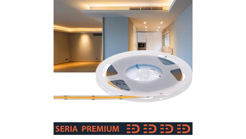 Taśma Premium 24V COB 384led 3000K 950lm Ra90 (5)-59015