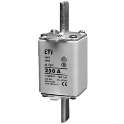 Wkładka topikowa przemysłowa zwłoczna WT-1/gG 250A P ETI