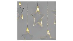 Dekoracje - 8 LED sople gwiazdki 45x84 cm ciepła biel, IP44, timer DCGW02-49422