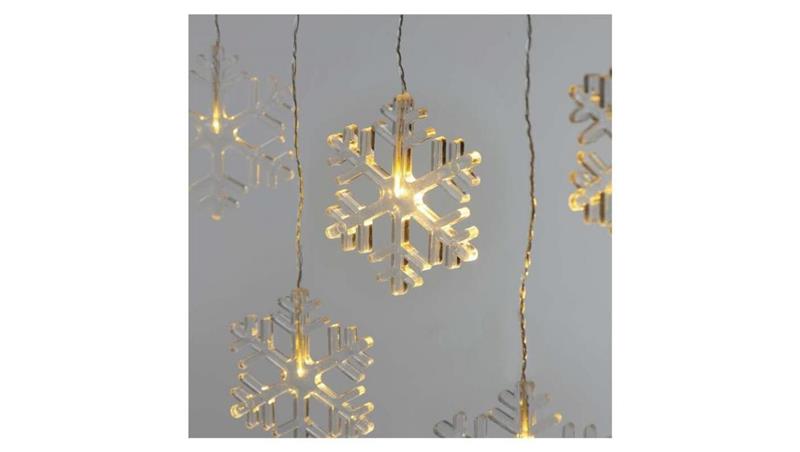 Dekoracje - 8 LED sople śnieżynki 45x84 cm ciepła biel, IP44 DCGW06-49436 Dekoracje - 8 LED sople śnieżynki 45x84 cm ciepła biel, IP44 DCGW06-49436