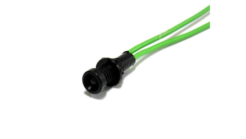 Kontrolka diodowa zielona 230 V AC 1W 5mA klosz 3mm 230V Klp3G/230V 84503005-6653 Kontrolka diodowa zielona 230 V AC 1W 5mA klosz 3mm 230V Klp3G/230V 84503005-6653
