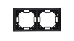 Simon Basic Ramka 2-krotna Neos IP20 czarny mat BMRC2/49-36286