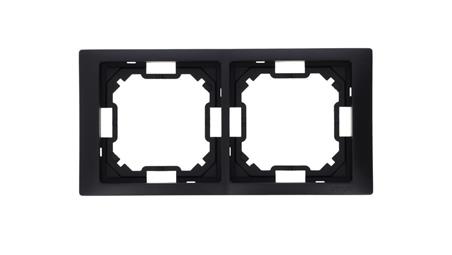 Simon Basic Ramka 2-krotna Neos IP20 czarny mat BMRC2/49-36286