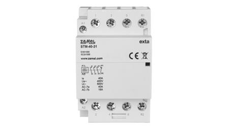 Stycznik modułowy instalacyjny 40A 3xZ+1R 230V AC typ: STM-40-31 EXT10000298-25032