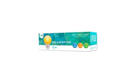 Żarówka LED E27 G45 2W 230V żółta 5 sztuk Forever Light-48070