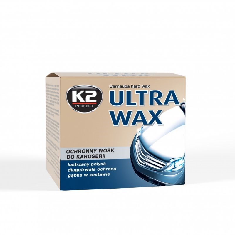 Wosk pasta CARNAUBA + gąbka K2 300ml