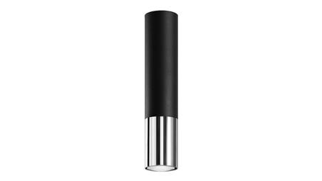Plafon LOOPEZ czarny/chrom SL.0939 SOLLUX-57754