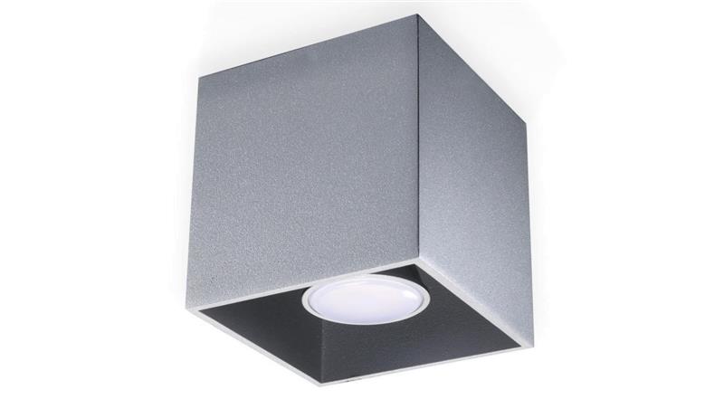 Plafon QUAD 1 Szary SL.0024 SOLLUX-57678