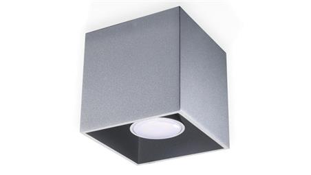 Plafon QUAD 1 Szary SL.0024 SOLLUX-57678