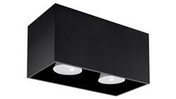 Plafon QUAD MAXI Czarny SL.0381 SOLLUX-57659