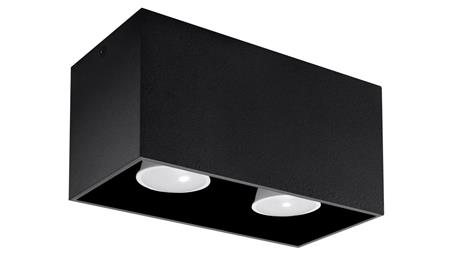 Plafon QUAD MAXI Czarny SL.0381 SOLLUX-57659